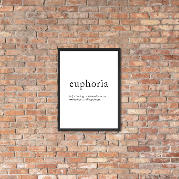 Load image into Gallery viewer, Euphoria - Framed poster
