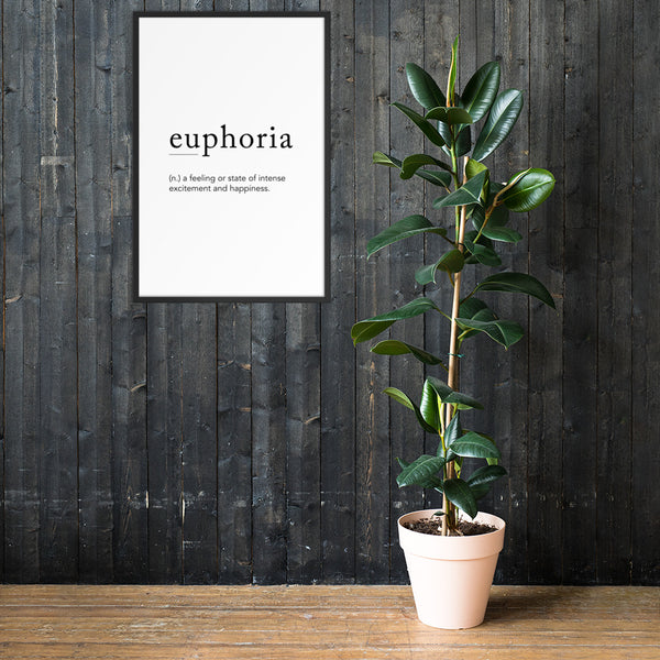 Load image into Gallery viewer, Euphoria - Framed poster
