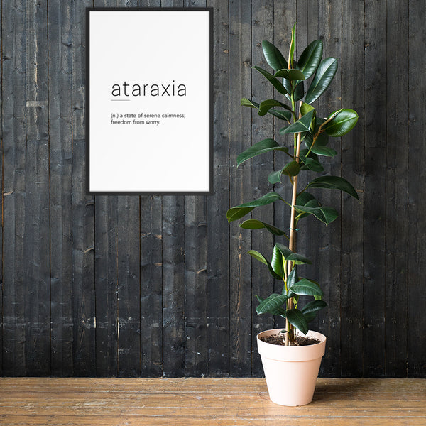 Load image into Gallery viewer, Ataraxia - Framed poster
