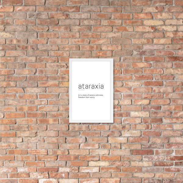 Load image into Gallery viewer, Ataraxia - Framed poster
