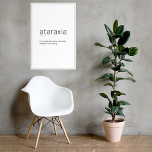 Ataraxia - Framed poster