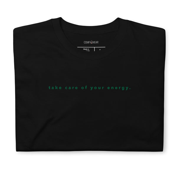 Load image into Gallery viewer, Unisex embroidered T-shirt, text embroidery
