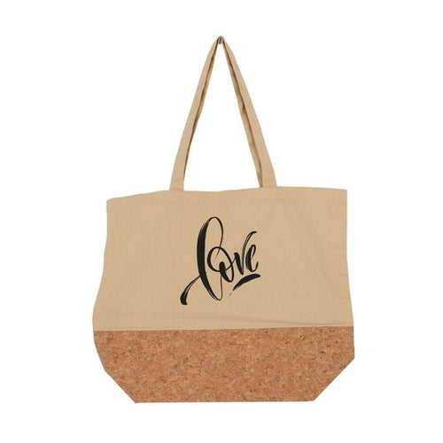 Multi-use Bag Love Beige Textile (15 x 36 x 45 cm)