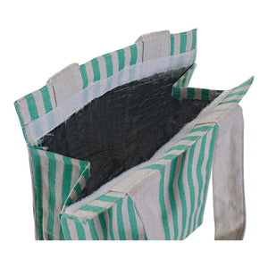 Cool Bag DKD Home Decor Stripes Thermal Polyester (4 pcs)