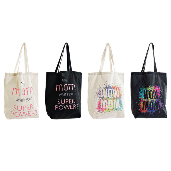 Load image into Gallery viewer, Tote Bag DKD Home Decor Canvas Super Mom (4 pcs)
