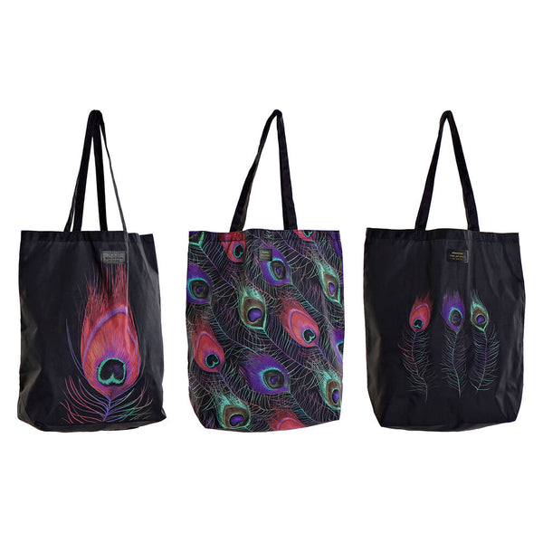 Load image into Gallery viewer, Shopping Bag DKD Home Decor Black Pink Polyester Nylon (3 pcs)
