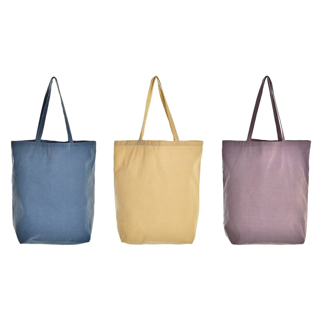 Shopping Bag DKD Home Decor Cotton (3 Units)
