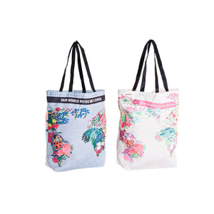 Women's Handbag DKD Home Decor Polyester Nylon Impermeable 2 Units Tote bag