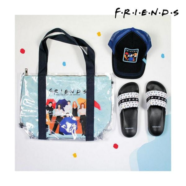 Load image into Gallery viewer, Tote Bag Friends Blue
